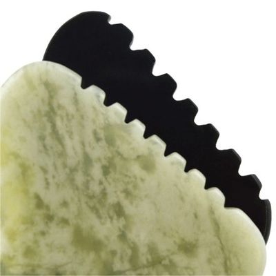 Logotipo personalizado Tendencia del producto Forma natural Xiuyan Jade Gua Sha Scraping Board para herramienta de masaje de cuerpo completo