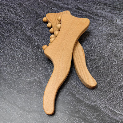 Músculos del cuerpo Herramienta de raspado de Gua Sha de madera para la espalda Cuello Cara Pierna Drenaje linfático