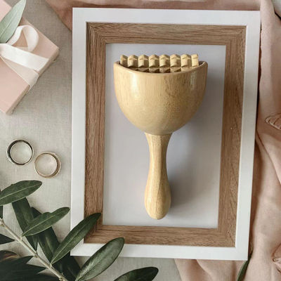 2023 Personalizado Gua Sha Anticelulitis Terapia de madera Taza de masaje sueca con herramientas de masaje de rodillos para equipos de masaje corporal