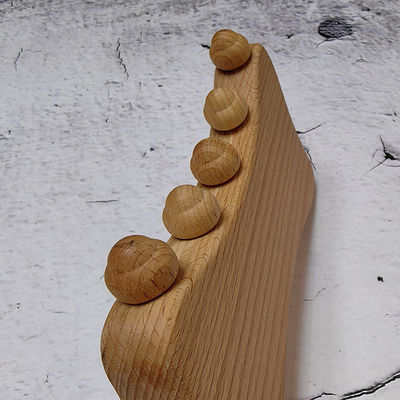 Masajista de estimulación meridiana 2024 Masajista de madera de haya Guasha para el dragado corporal y la relajación de la fascia muscular