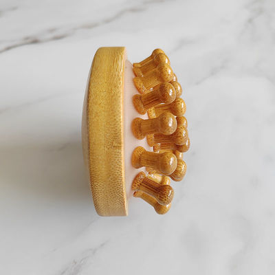 Musculos del cuerpo Marrón Popular Bambú natural Gua Sha Cuero cabelludo Masaje Bolsa de aire Peinado Guasha de madera Cabeza de herramienta Relajar Masajista Cuidado de la salud del cabello Cepilla de belleza