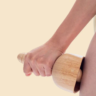 Experimenta la relajación definitiva con la madera de haya masaje de gua sha masajeador de taza sueco
