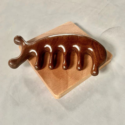 Equipo de masaje para la cabeza 2023 madera de sándalo natural gua sha peinado de masaje para el cuero cabelludo de madera guasha herramienta para el cuidado del cabello y relajación de la cabeza