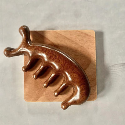 Equipo de masaje para la cabeza 2023 madera de sándalo natural gua sha peinado de masaje para el cuero cabelludo de madera guasha herramienta para el cuidado del cabello y relajación de la cabeza