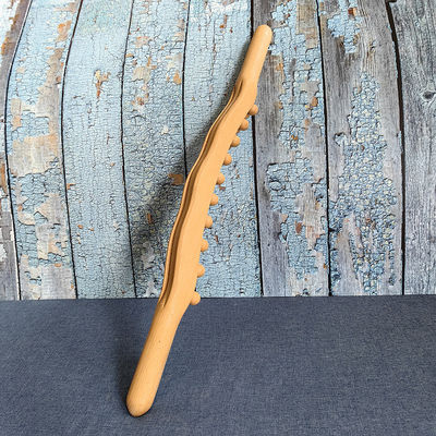 Equipo de masaje corporal Gua Sha de madera Bastón de masaje cara y cuerpo dragado Meridiano músculo fascia relaja herramienta de fisioterapia
