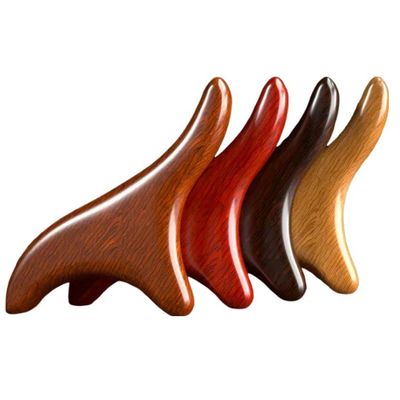 Los músculos del cuerpo Cone triangular TOP VENTA herramientas de masaje de Gua Sha de madera ecológicas tablero de Gua Sha de madera Logotipo personalizado disponible