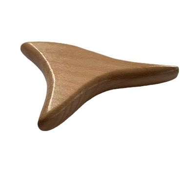 Los músculos del cuerpo Cone triangular TOP VENTA herramientas de masaje de Gua Sha de madera ecológicas tablero de Gua Sha de madera Logotipo personalizado disponible