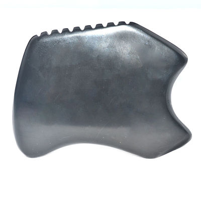 Forma especial Gua Sha Tabla Natural Negro Bian Piedra de raspado herramienta para masaje facial y equipo de masaje corporal