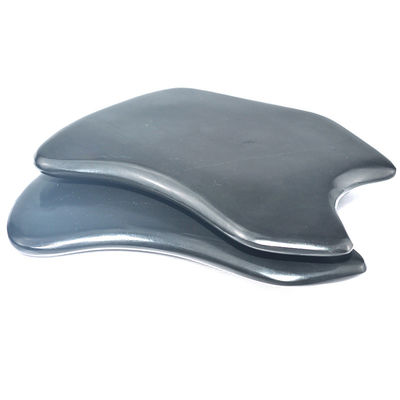 Forma especial Gua Sha Tabla Natural Negro Bian Piedra de raspado herramienta para masaje facial y equipo de masaje corporal