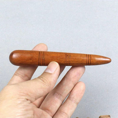 Masaje de cuerpo entero Reflexología manual de madera de rosa Relajar Acupuntura Pluma para cuidado de la salud muscular Masajeador de tejido de madera