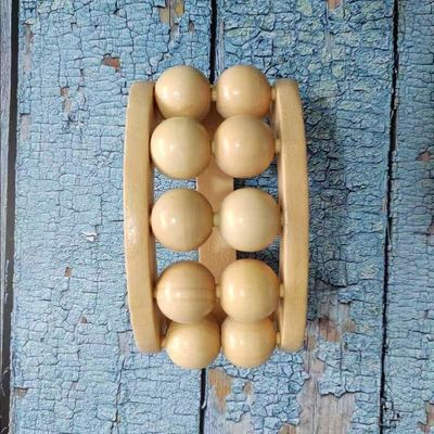 2024 Bolas de madera Gua Sha Meridiana Masajeador de músculos del cuerpo Roller de masaje para relajación de todo el cuerpo y cuidado personal de spa