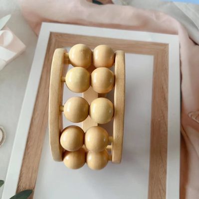 2024 Bolas de madera Gua Sha Meridiana Masajeador de músculos del cuerpo Roller de masaje para relajación de todo el cuerpo y cuidado personal de spa