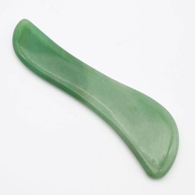 2024 Masaje Guasha Scarping Aventurine Verde Gua Sha Tabla para el drenaje linfático
