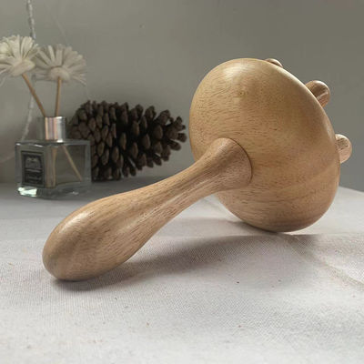 2024 Copo de hongo Contouro corporal Roller Drenaje linfático Terapia Gua Sha Masajista de punto de disparo de madera para el rendimiento