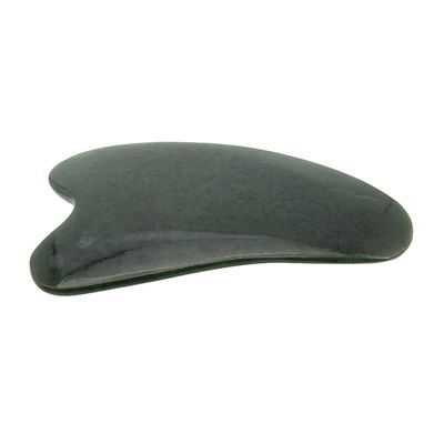 Masajeador facial Nefrita natural de piedra de jade Gua Sha Tabla para cuidado de la cara y el cuerpo Tratamiento de acupuntura SPA