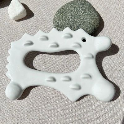 Herramienta de masaje Gua Sha personalizable Tabla de piedra Guasha cremosa para raspar tejidos blandos en las piernas traseras brazos cuello hombro SPA