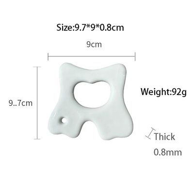 Herramienta de cuidado de la piel de belleza Cuadro facial Gua Sha para masaje cerámico y relajación muscular