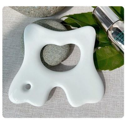 Herramienta de cuidado de la piel de belleza Cuadro facial Gua Sha para masaje cerámico y relajación muscular