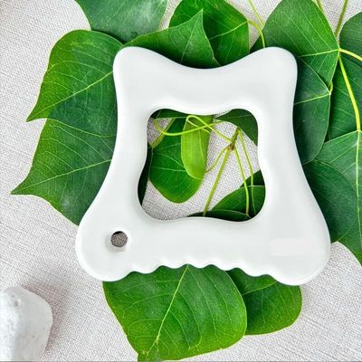 Herramienta de masaje cerámica Gua Sha para el drenaje linfático Jawline Sculptor Body Massager Herramientas para el cuidado de la piel Guasha Función Cerámica