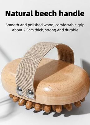 Masajista facial Herramienta de masaje de madera para terapia corporal Colección de escultura de madera marrón Terapia 2023 llegadas