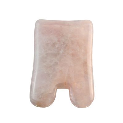 2024 Llegadas Rosa Natural Cuarzo Rosa Jade Gua Sha Masaje Peinado de Cabello Masaje Guasha Raspando Cabeza Masaje Facial Herramienta de Masaje