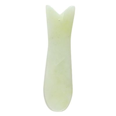 Propiedades del masajeador corporal Masajeador Xiuyan Jade Fish en forma de Gua Sha Facial Skincare Tool Anti-aging Guasha Facial Tool