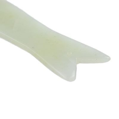 Propiedades del masajeador corporal Masajeador Xiuyan Jade Fish en forma de Gua Sha Facial Skincare Tool Anti-aging Guasha Facial Tool