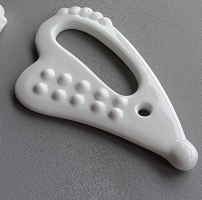 Cuidado de la piel Gua Sha Masajeador facial Guasha herramienta de drenaje linfático para masaje facial y corporal tablero cerámico Guasha