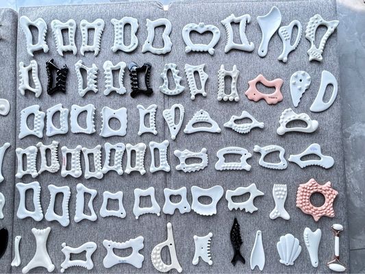 Tabla de Gua Sha de cerámica para la eliminación de las arrugas en Corea estilo japonés