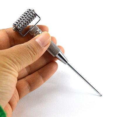 Equipo de masaje corporal sonda de puntos de acupuntura de oreja con rodillo y estimulador corporal pluma de acupresión reflexología facial herramienta de masaje
