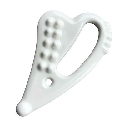 Cuidado personal de la piel Spa de levantamiento facial masaje de forma de corazón Cerámica Gua Sha herramienta Guasha Piedra para la cara blanca