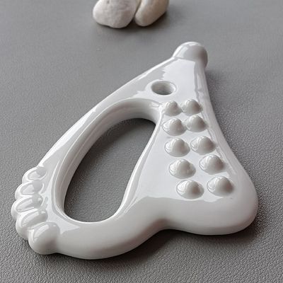 Cuidado personal de la piel Spa de levantamiento facial masaje de forma de corazón Cerámica Gua Sha herramienta Guasha Piedra para la cara blanca