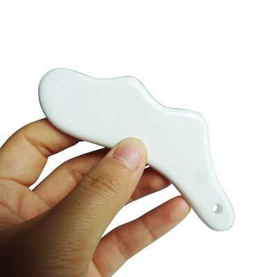 Facial Gua Sha herramienta de masaje cuerpo raspado placa cerámica reducir grasa estática libre portátil para mujeres adultos