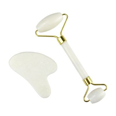 Tabla Guasha de piedra de jade natural para masaje de raspadura de gua sha en la cara Logotipo personalizado disponible