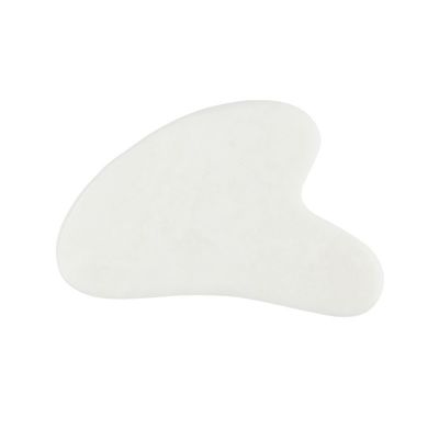 Tabla Guasha de piedra de jade natural para masaje de raspadura de gua sha en la cara Logotipo personalizado disponible