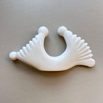 Logotipo personalizado Disponible herramienta de Guasha de cerámica para el mejor vendedor Guasha masaje facial Retiros de manos alivio después del ejercicio