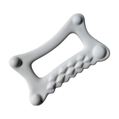 Equipo de masaje corporal blanco para herramienta de cerámica Gua Sha Guasha Stone Self Skin Care Spa Elevación facial