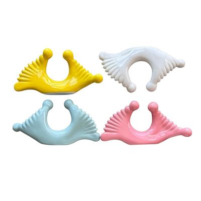 Logotipo personalizado DisponibleD Estilo Masaje de doble cabeza Cerámica Gua Sha Herramienta para Cuerpo Cuello Cara Auto Cuidado de la piel Facial Spa