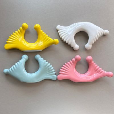 Logotipo personalizado DisponibleD Estilo Masaje de doble cabeza Cerámica Gua Sha Herramienta para Cuerpo Cuello Cara Auto Cuidado de la piel Facial Spa