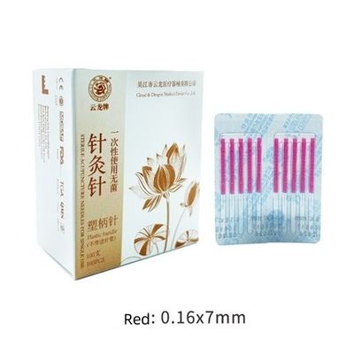 Herramientas de masaje 100 PCS Menos dolor Colorido manguito de plástico Agujas de acupotomía Cuchillo pequeño Aguja para logotipo personalizado Disponible