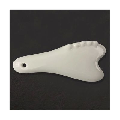 Herramienta de masaje Gua Sha de cerámica blanca para acupresión Masaje facial y corporal Experimenta los beneficios