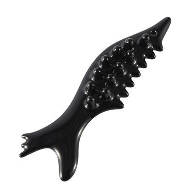 Masajeador de cerámica Guasha en forma de pez OEM / ODM Aceptado para la relajación muscular de los ojos y el cuello y la reducción de arrugas
