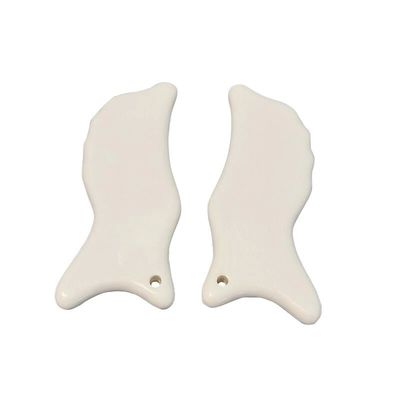 110 * 50mm Cerámica Guasha herramienta para el cuidado del cuerpo Facial Gua Sha masaje de mesa para reducir la cabeza cuello dolor de espalda y más