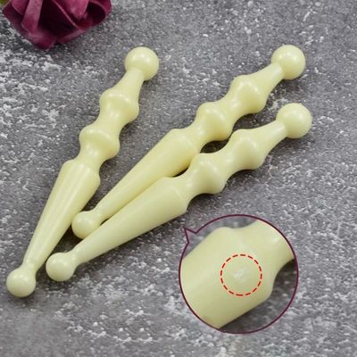 Pluma de masaje Resina natural Masajeador de pies Bastón de espalda Acupuntura Medicina china Guasha herramienta de belleza para masaje facial