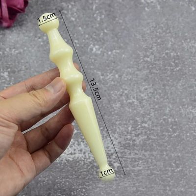 Pluma de masaje Resina natural Masajeador de pies Bastón de espalda Acupuntura Medicina china Guasha herramienta de belleza para masaje facial