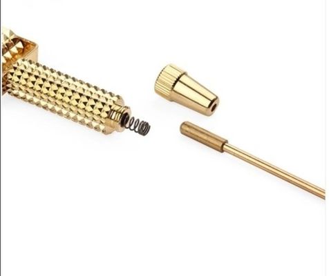 Logotipo personalizado Disponible herramientas de masaje de cobre puro Guasha masajista punto de acupresión acupuntura Gua Sha Roller para la belleza