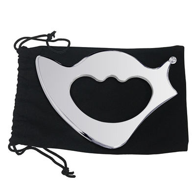 Herramienta Gua Sha IAS TM de acero inoxidable Herramienta de masaje de plata para raspar y liberar tejidos profundos