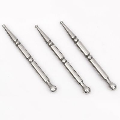 Masaje muscular Acero inoxidable Acupuntura Reflexología Pluma para el cuidado de la salud del cuerpo y el bastón de masaje de tejidos