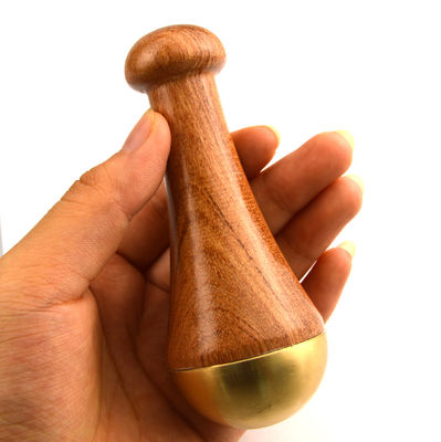 Tratamiento de masaje corporal de mano Kansa Varitas de latón Gua Sha bastón de masaje con logotipo personalizado disponible