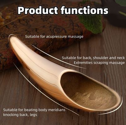 Experimenta el poder del Gua Sha raspando cuerno herramienta corporal latón Guasha para masaje muscular de cara y cuerpo reducir la celulitis